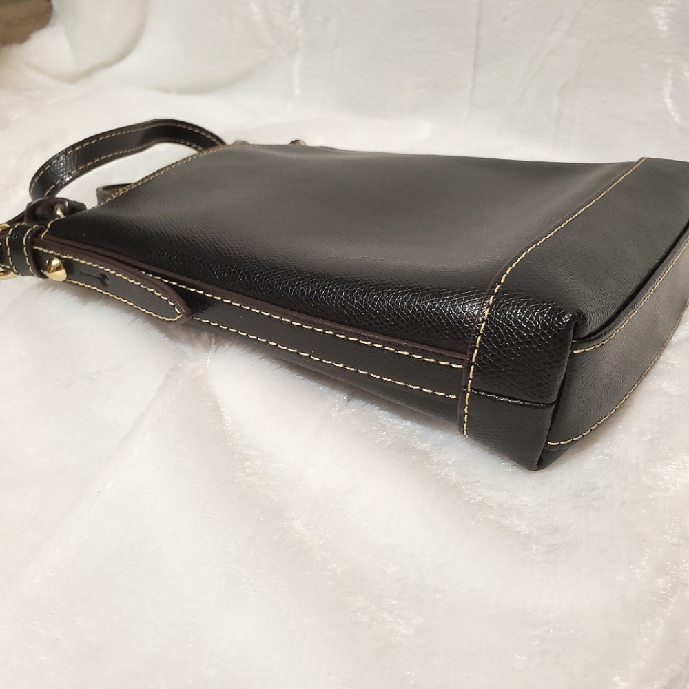 Dooney & Bourke Black and Brown Crossbody Bag - Picture 7 of 16